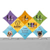 Image of Custom Table Top Pop-Up Display - (8 Panel X)