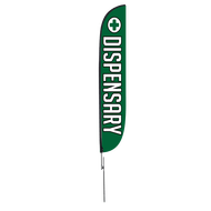 Dispensary Feather Flag