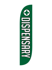 Dispensary Feather Flag