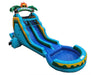 Image of 16 FT Dual Lane Back Loader Water Slide (15 oz vinyl)