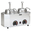 Image of Paragon Dual 3 Qt. Food Pump Dispensers Warmers
