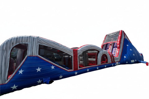 Extreme Rush [Patriotic] Commercial Inflatable Obstacle Course - IG5240-1MP