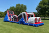 Image of Extreme Rush [Patriotic] Commercial Inflatable Obstacle Course - IG5240-1MP