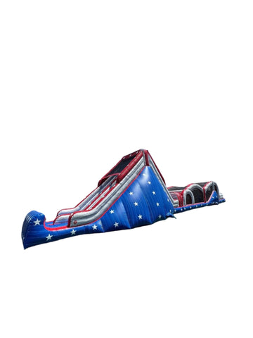 Extreme Rush [Patriotic] Commercial Inflatable Obstacle Course - IG5240-1MP