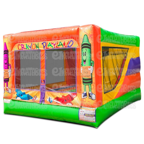 7'10"H 3 in 1 Mini Crayon Playland Combo by eInflatables