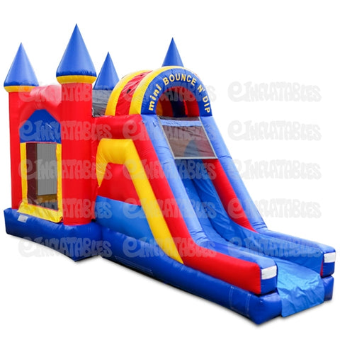 15' H Mini Bounce N Dip Castle (Combo Only) by eInflatables