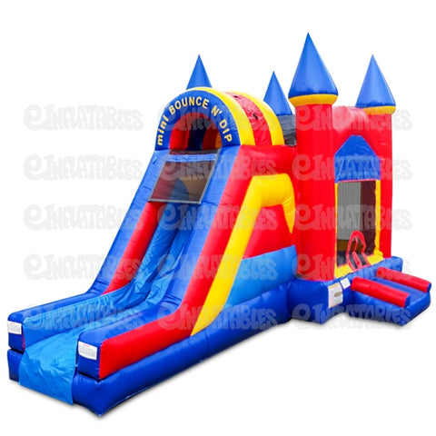 15' H Mini Bounce N Dip Castle (Combo Only) by eInflatables