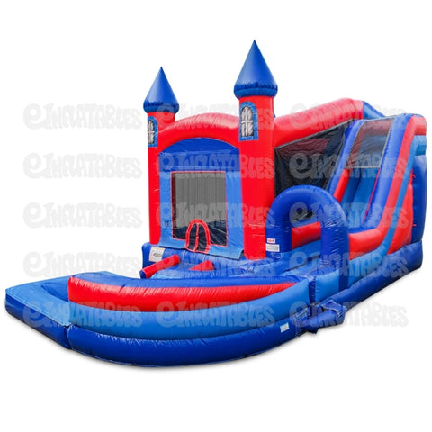 18'H Jump N Splash Castle w/ Pool by eInflatables