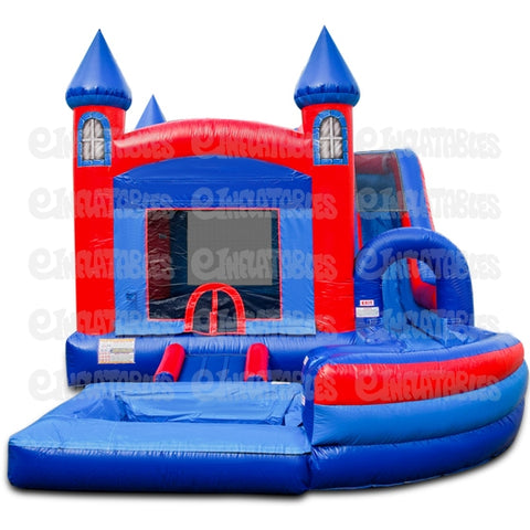 18'H Jump N Splash Castle w/ Pool by eInflatables