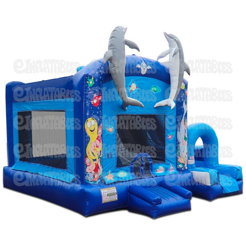 18'H Jump N Splash Under The Sea (Combo Only) by eInflatables