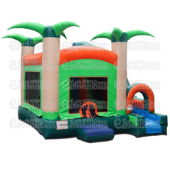 18'H Jump N Splash Tropical (Combo Only) by eInflatables