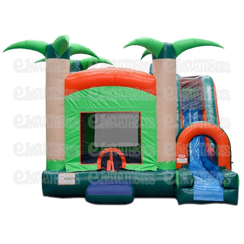 18'H Jump N Splash Tropical (Combo Only) by eInflatables