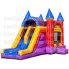 Image of 18'H Blazing Double Dip Castle (Combo Only) by eInflatables