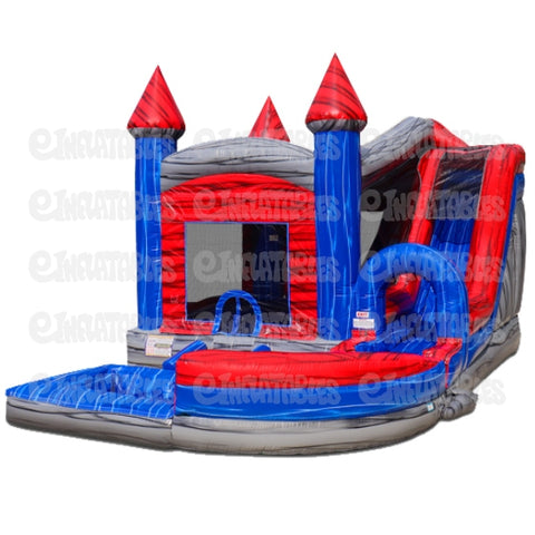 18'H Jump N Splash Maui W/ Pool by eInflatables
