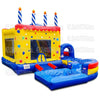 Image of 18'H Jump N Splash Birthday Cake w/ Pool by eInflatables