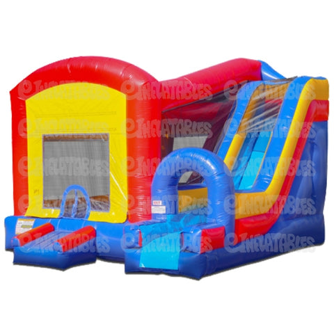 18'H Jump N Splash Funhouse Dry Combo by eInflatables