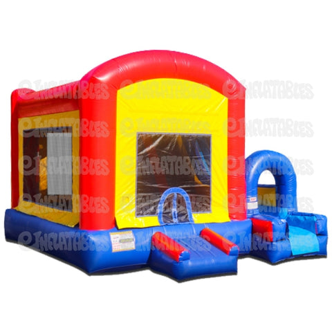 18'H Jump N Splash Funhouse Dry Combo by eInflatables