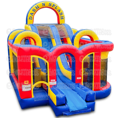 17'H Dash N Splash (Slide Only) by eInflatables