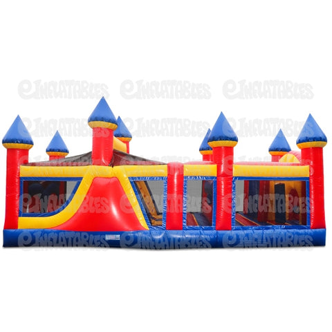 10'H Inflatable 30 Obstacle Course 2 Backyard Course by eInflatables