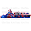 Image of 16'H Mega Infusion Obstacle 1-2-3 with Pool by eInflatables