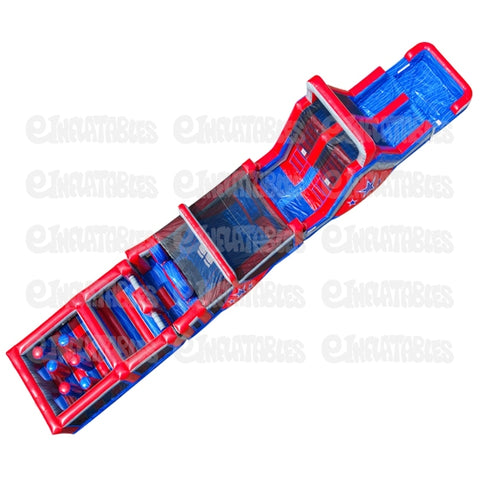16'H Mega Infusion Obstacle 1-2-3 with Pool by eInflatables