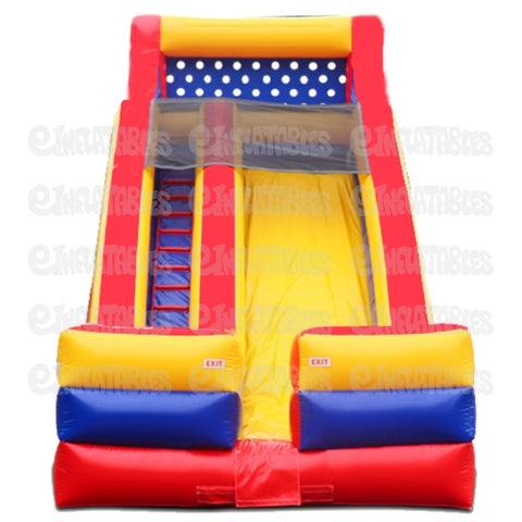 18'H Dry Slide with Front Exit by eInflatables