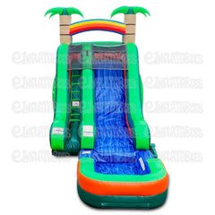 18'H Super Splash Down Tropical (Slide Only) by eInflatables