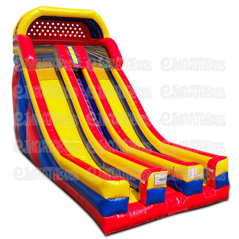 24'H Dual Lane Slide with Front Exits by eInflatables
