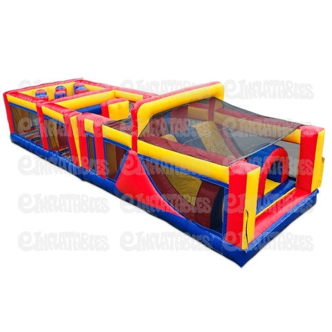 10'H Inflatable Mega Obstacle Challenge Course Sections 1 & 2 by eInflatables