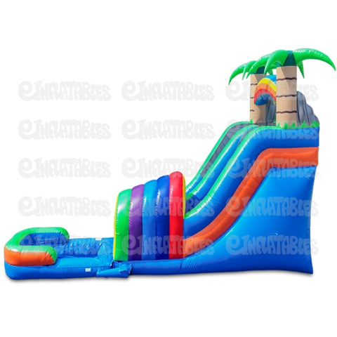 18 Funnel Tunnel Water Slide with Pool