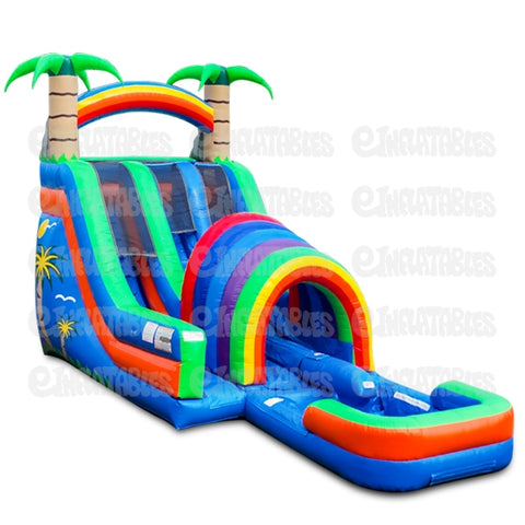 18'H Double Funnel Tunnel with Pool by eInflatables