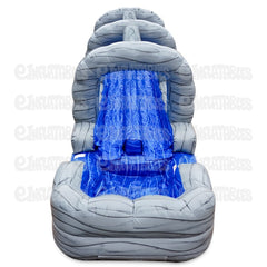 10'H Run N Splash Rock Arches 2 Lane Slide by eInflatables