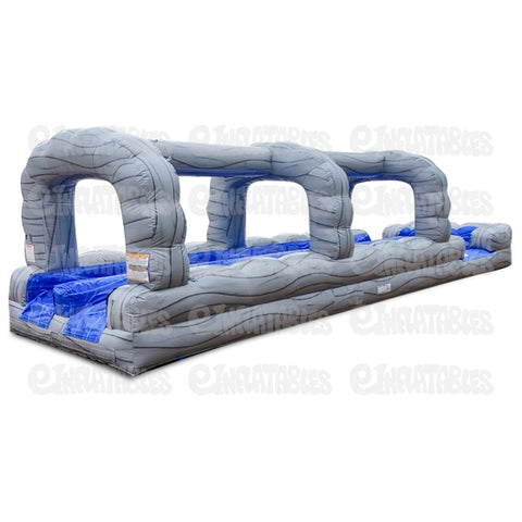 10'H Run N Splash Rock Arches 2 Lane Slide by eInflatables