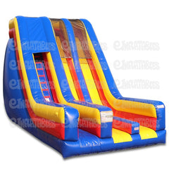 18'H Dual Lane Front Exits(Same Platform as 24 Slide) by eInflatables
