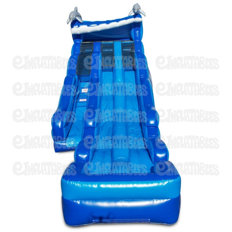 18'H Dolphin Rip N Dip with Landing by eInflatables