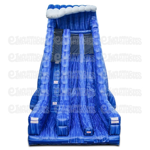 27'H Blue Crush Dual Lane Slide by eInflatables