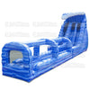 Image of 22'H Blue Crush 2 Lane Run N Slide Combo by eInflatables - Angle View