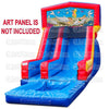 Image of 18 Modular Wet & Dry Inflatable Slide with Pool