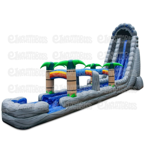 36'H Roaring River 2 Lane Run N Splash Combo by eInflatables