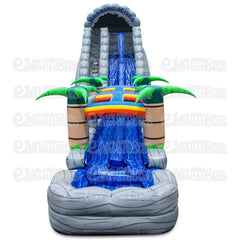 36'H Roaring River 2 Lane Run N Splash Combo by eInflatables