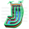 Image of 16'H Tropical Wild Splash with Landing Water Slide by eInflatables