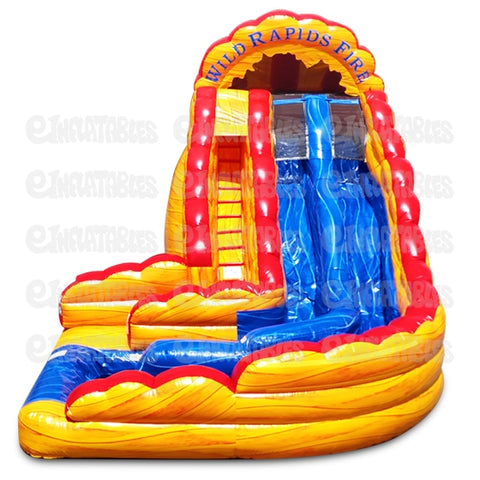 18'H Wild Rapids Fire with Pool by eInflatables