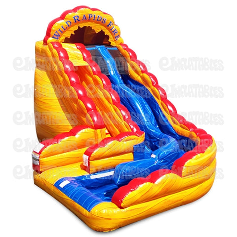 18'H Wild Rapids Fire with Pool by eInflatables