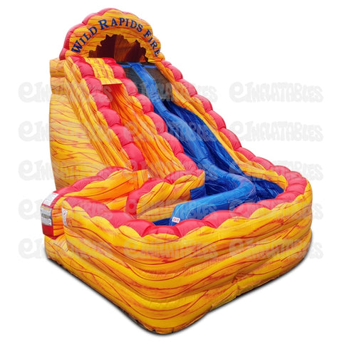 18'H Wild Rapids Fire with Landing by eInflatables
