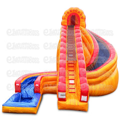 22'H Corkscrew with Pool by eInflatables