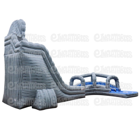 27'H Rock Twist with Pool by eInflatables