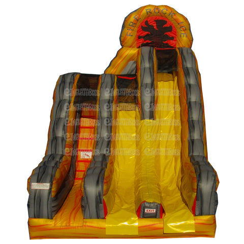 20'H Fire Rock Ice (Slide Only) by eInflatables