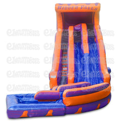 20'H Hidden Falls Purple with Pool by eInflatables