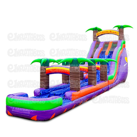 24'H Bermuda Blast Run N Splash Combo by eInflatables