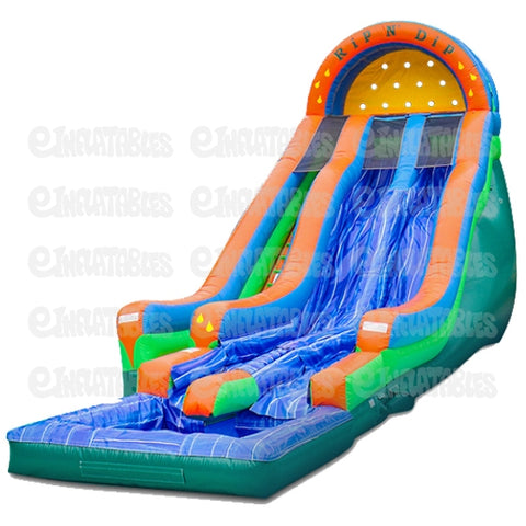 20'H Rip N Dip with Pool with Pool by eInflatables